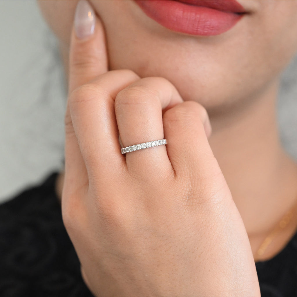 Diamond rings will complement outfits across all styles.