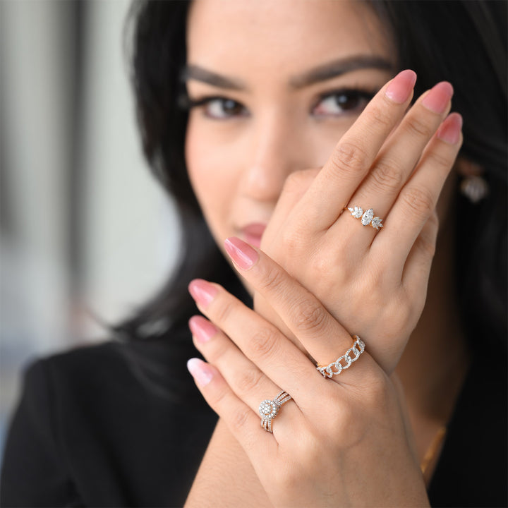 14K YG Engagement Diamond Ring- 1pc