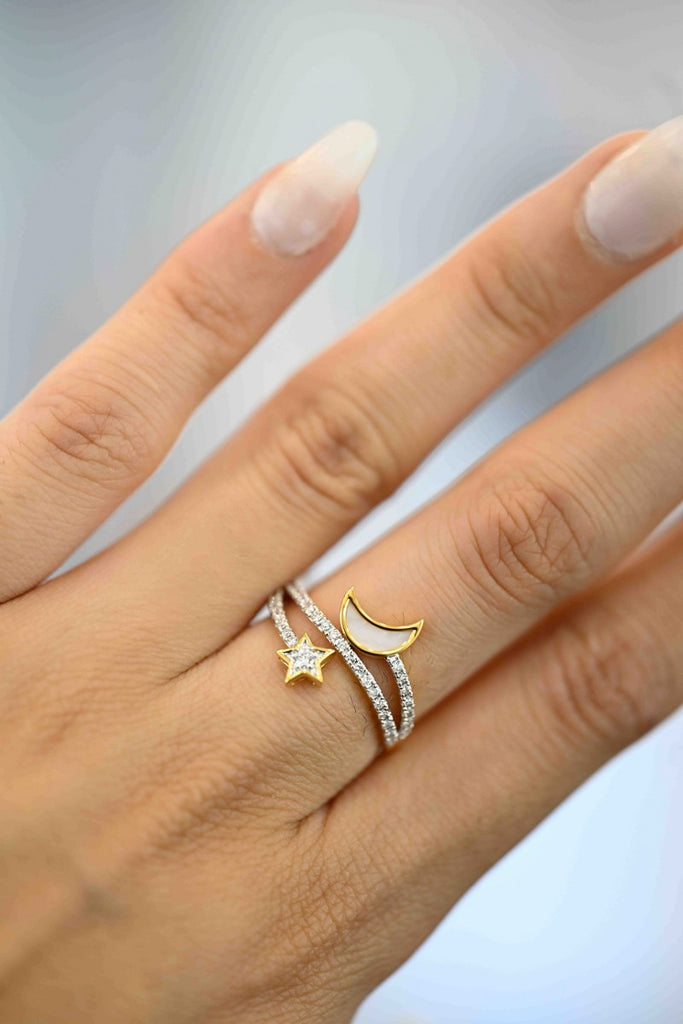 Diamond rings will complement outfits across all styles.