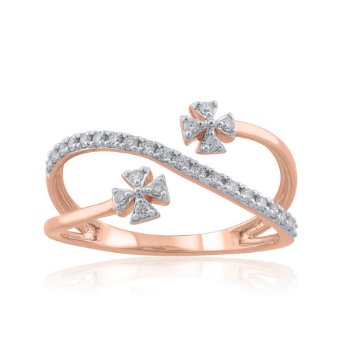 18K YG Fancy Diamond Ring-1pc