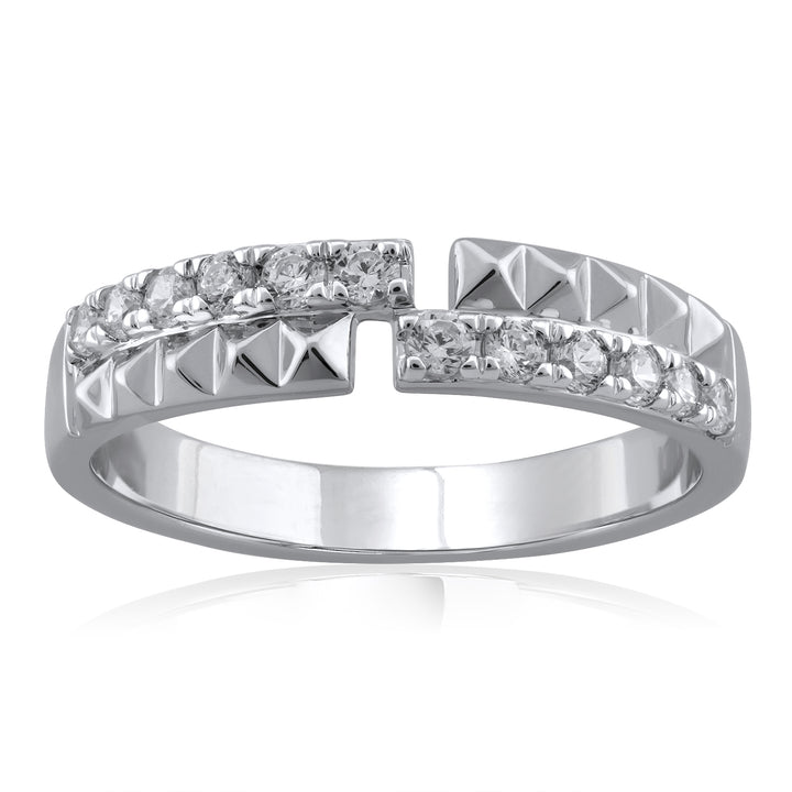 18K WG Band Diamond Ring-1pc