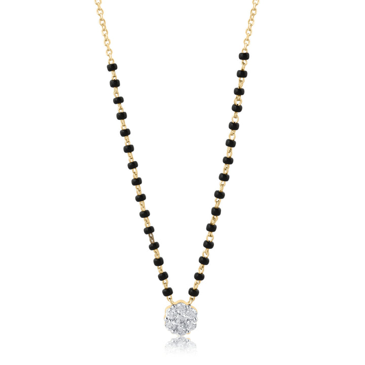 14K YG Fancy Diamond Mangalustra-1pc