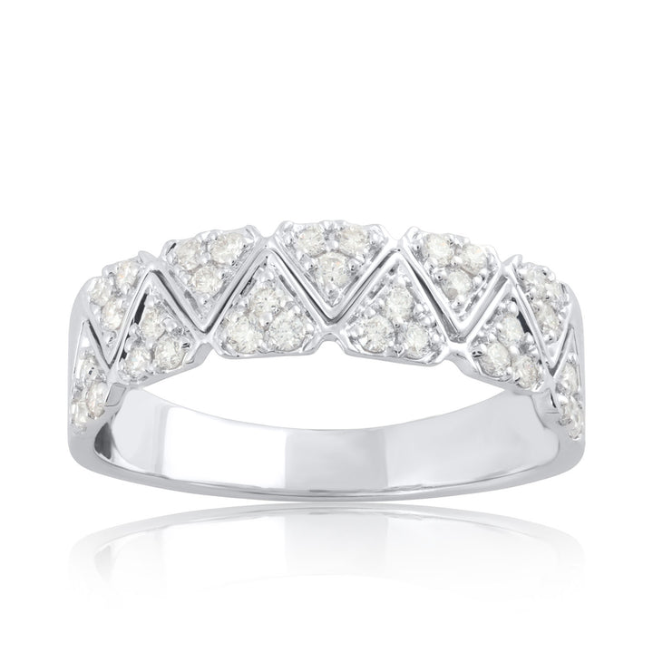 18K WG Fancy Diamond Ring- 1pc
