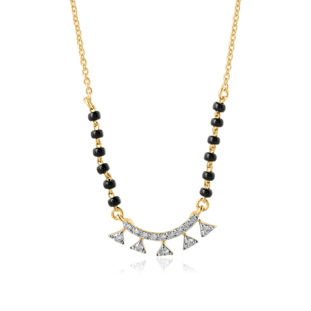 A appealing Collection of diamond Mangalsutra with Precious Gems and Jewels in Gold and Diamonds at RB diamond jewellers.
