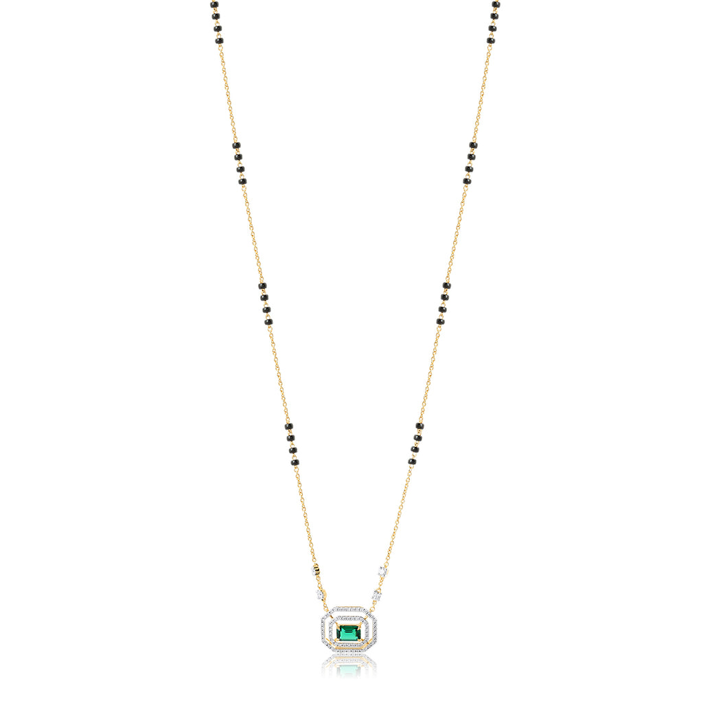 A appealing Collection of diamond Mangalsutra with Precious Gems and Jewels in Gold and Diamonds at RB diamond jewellers.