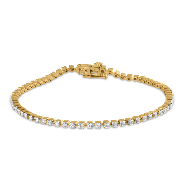 18K YG Fancy Diamond Bracelet- 1pc