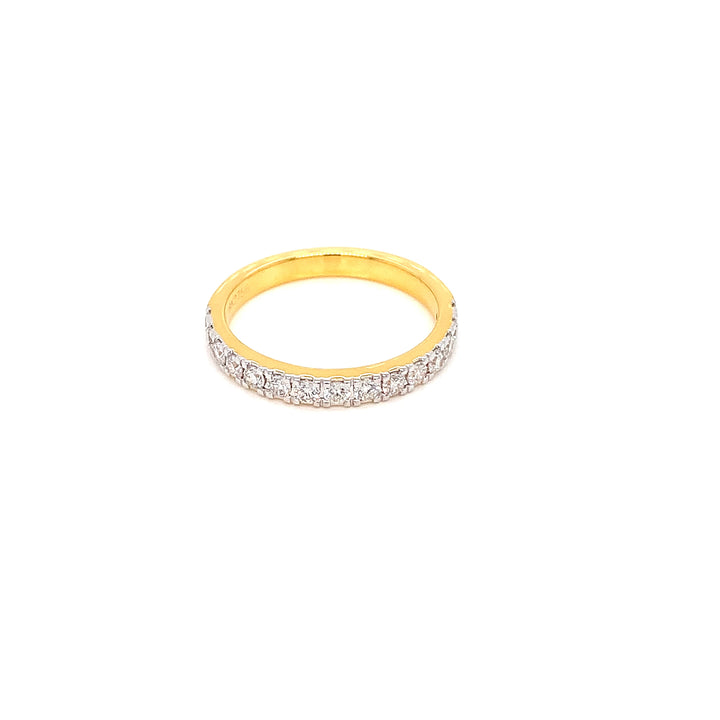 18K YG Band Diamond Ring-1pc
