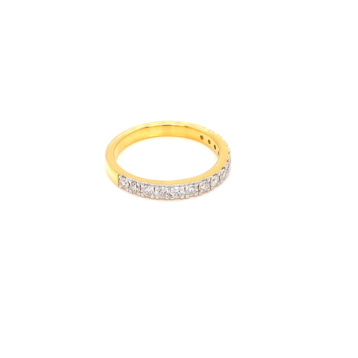 18K YG Band Diamond Ring-1pc