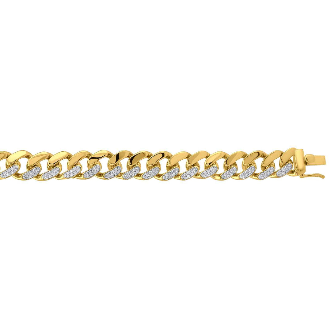 14K YG Fancy Diamond Bracelet-1pc