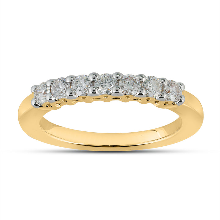 14K YG Cluster Diamond Ring-1pc