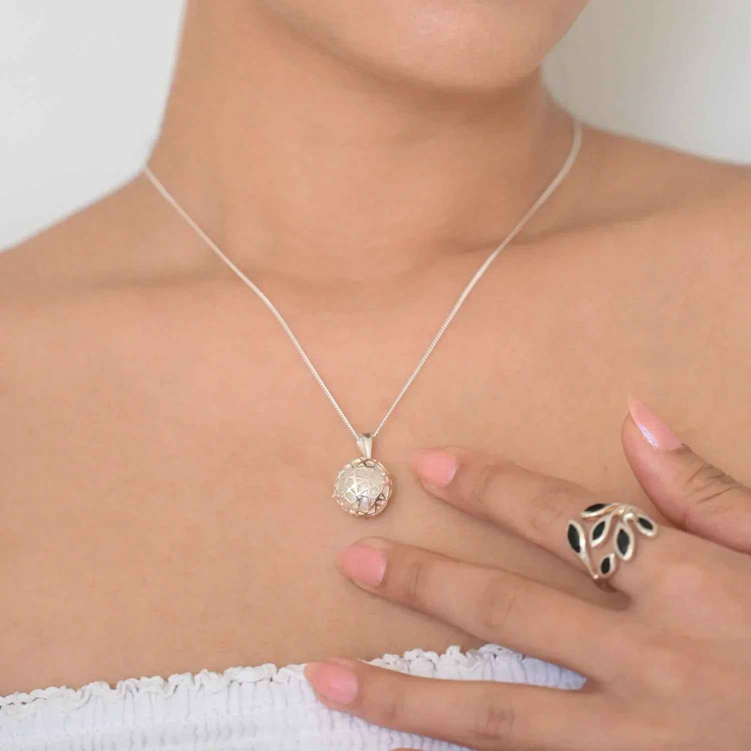Sterling Silver Ring With Onyx-1pc
