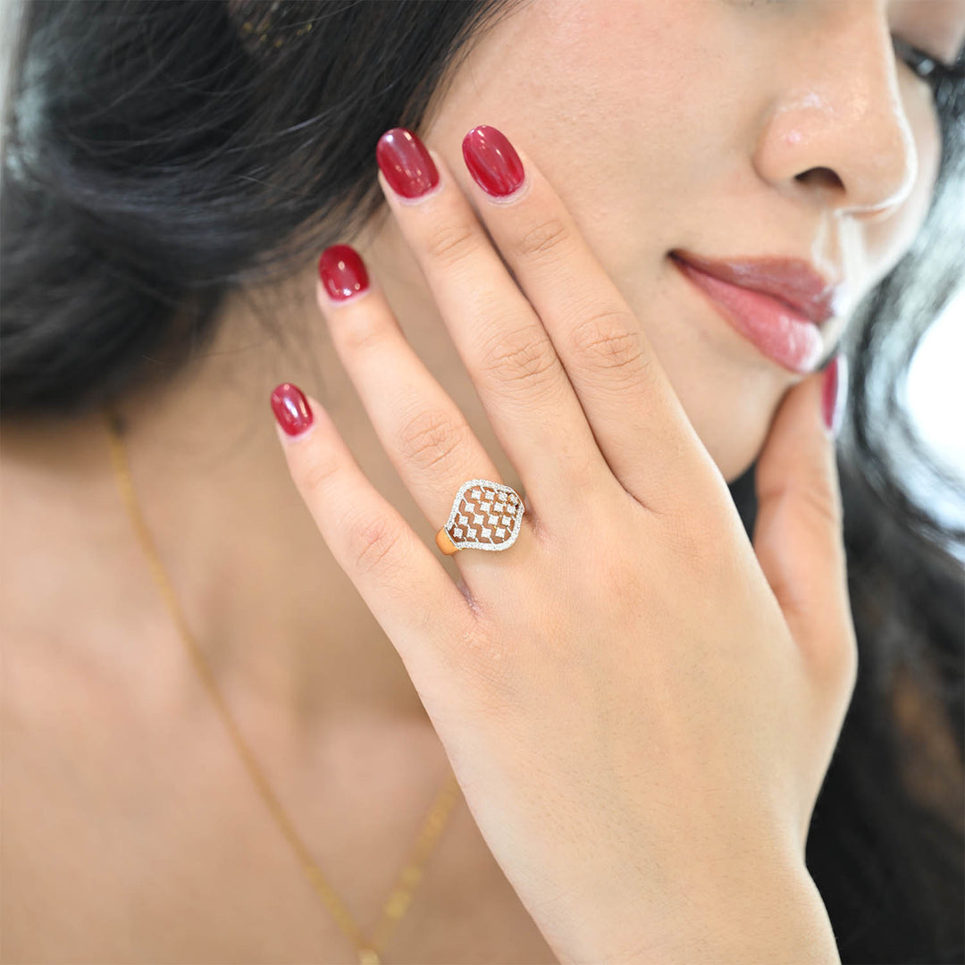 14K YG Bridal Diamond Ring- 1pc