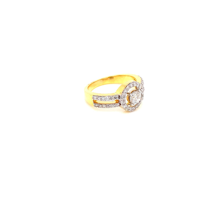 14K YG Engagement Diamond Ring- 1pc