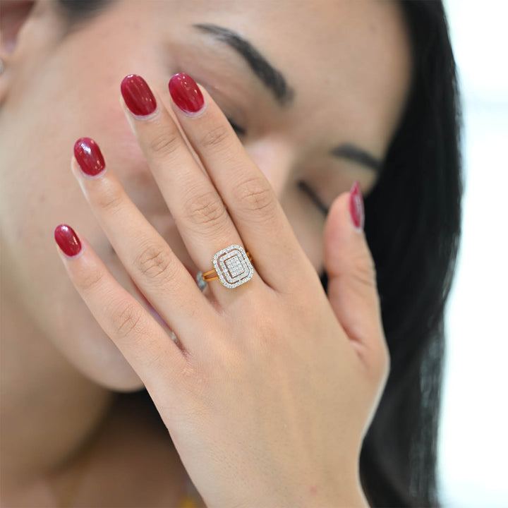 14K YG Bridal Diamond Ring- 1pc