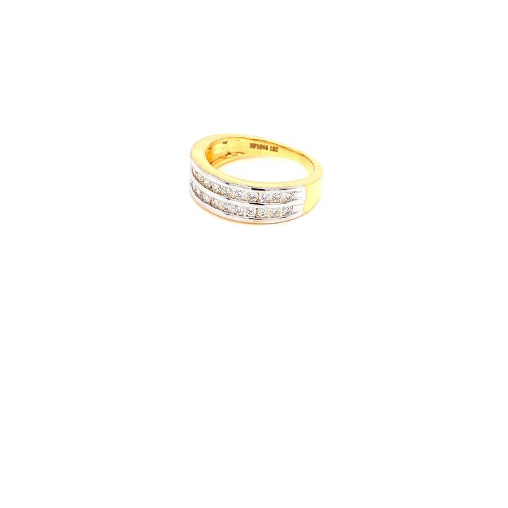 18K YG Cluster Diamond Ring- 1pc