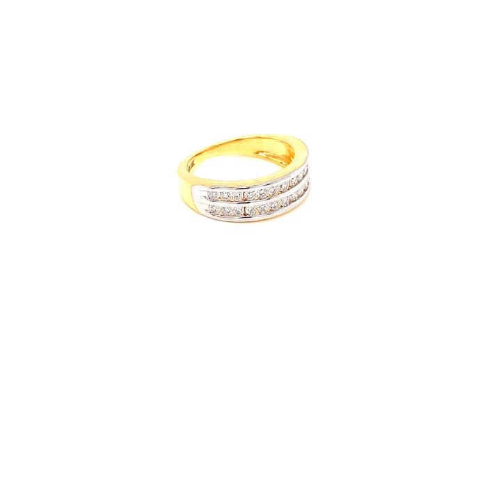 18K YG Cluster Diamond Ring- 1pc