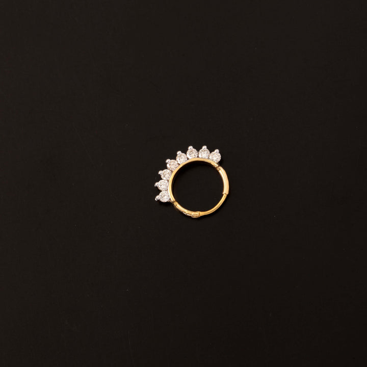 14K YG Fancy Diamond Nosepin- 1pc