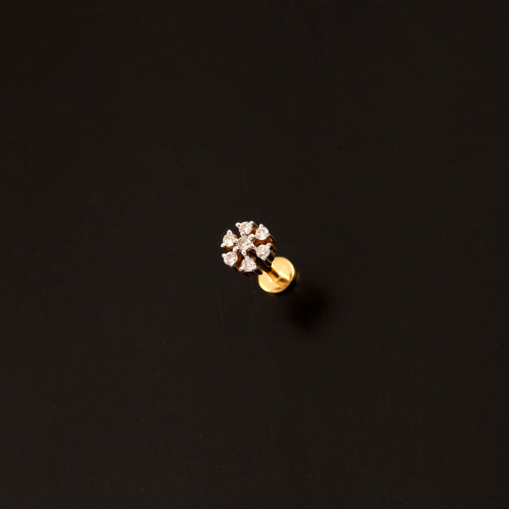 Flaunt your Elegant Diamond nosepin that are made to steal attention.
