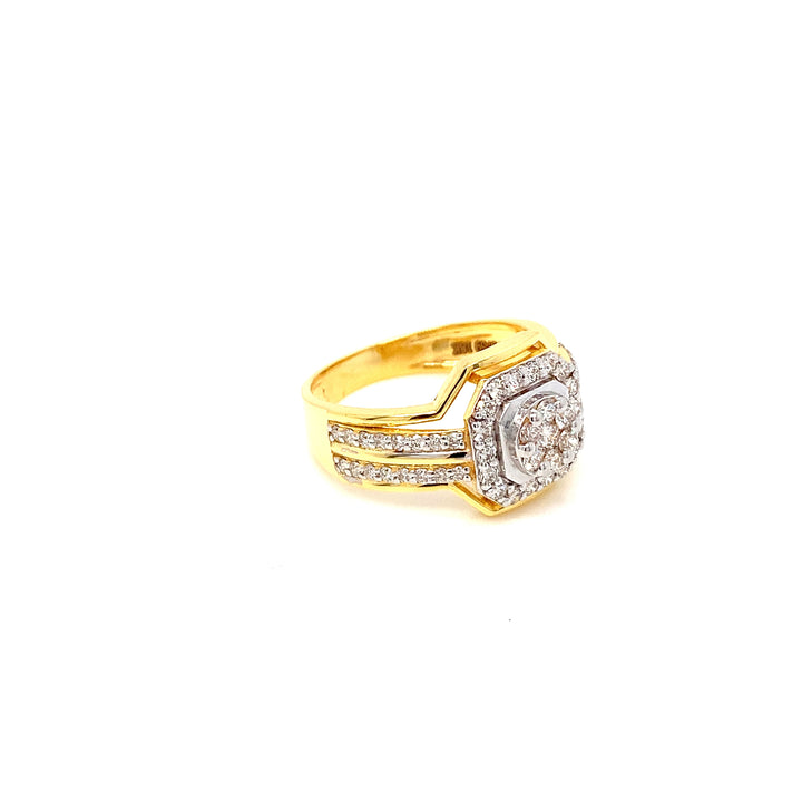 18K YG Bridal Diamond Ring-1pc