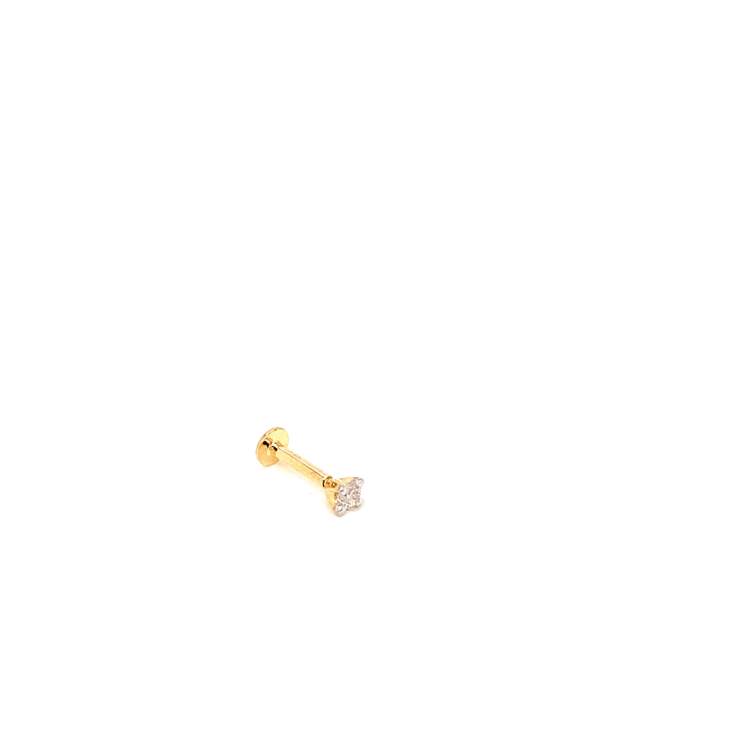 14K YG Solitaire Diamond Nosepin-1pc