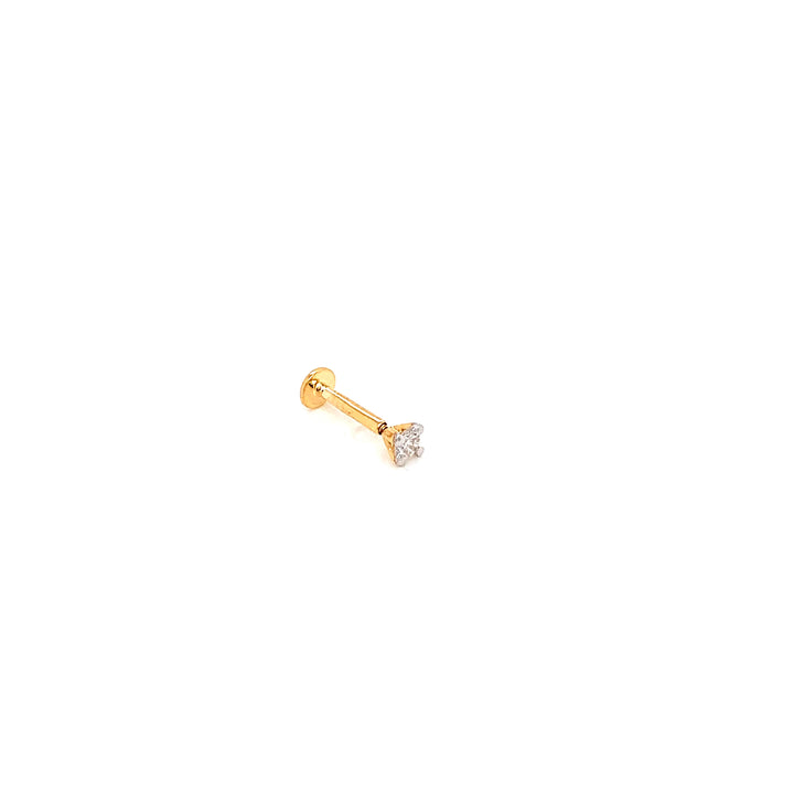 14K YG Solitaire Diamond Nosepin-1pc