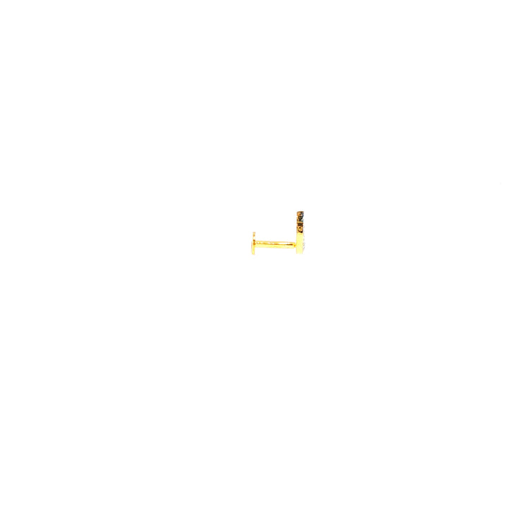 14K YG Moon Diamond Nosepin-1pc