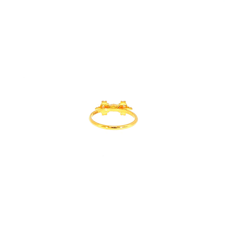 14K YG Vajra Diamond Ring-1pc