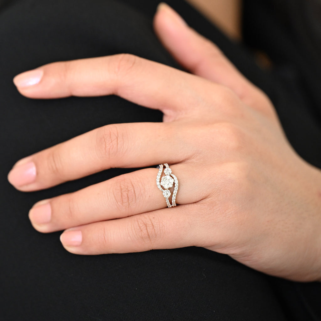 Diamond rings will complement outfits across all styles.