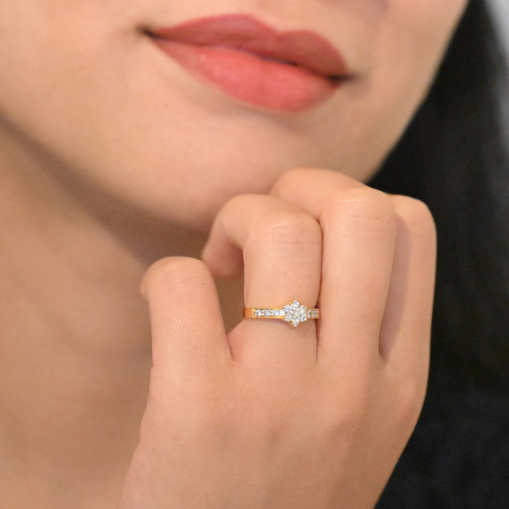 Diamond rings will complement outfits across all styles.