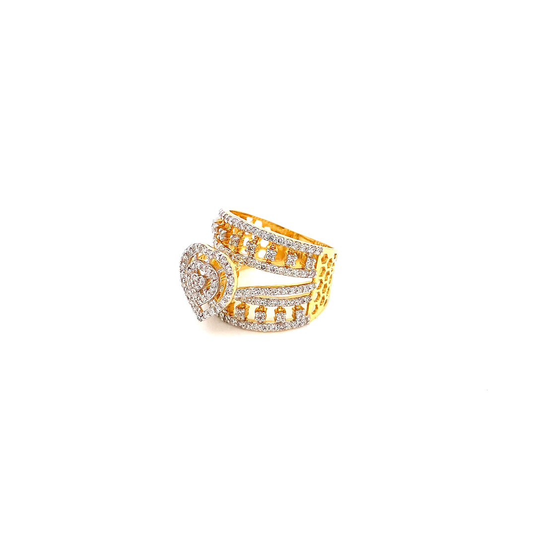 14K YG Engagement Diamond Ring- 1pc
