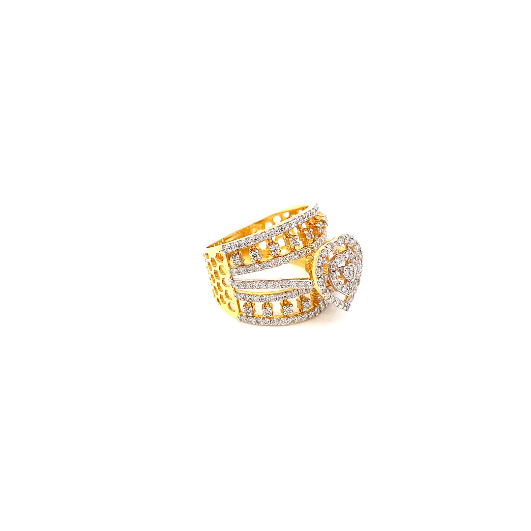 14K YG Engagement Diamond Ring- 1pc