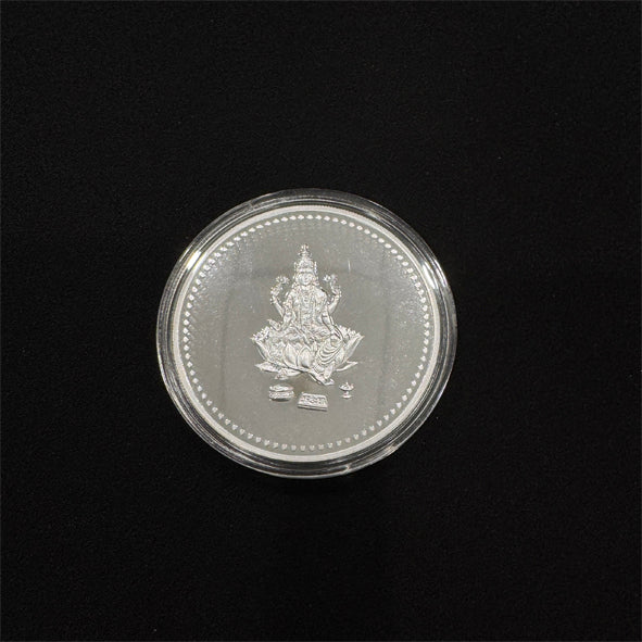 50g 999 Purity Silver Non Colour Laxmi Coin-1pc
