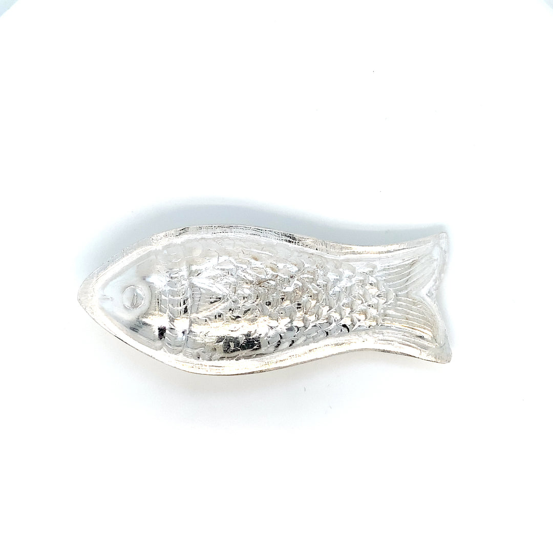 Carved Sterling Silver Fish-1pc
