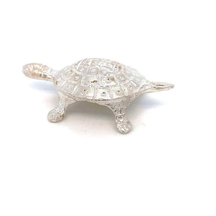 Carved Sterling Silver Tortoise-1pc