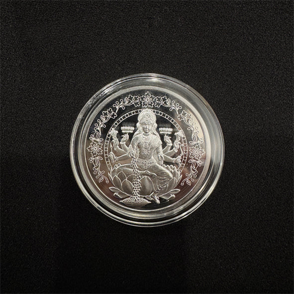 20g 999 Purity Silver Non Colour Laxmi Coin-1pc