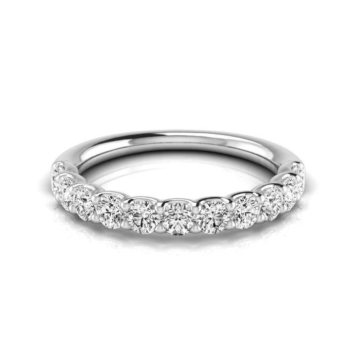 Eternity Diamond Band - Round - 14K White - 0.10 pt - H/VS2