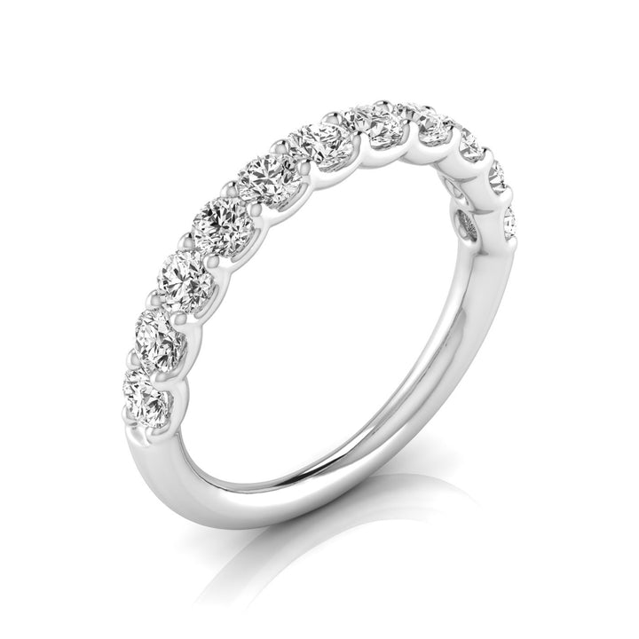 Eternity Diamond Band - Round - 14K White - 0.10 pt - H/VS2