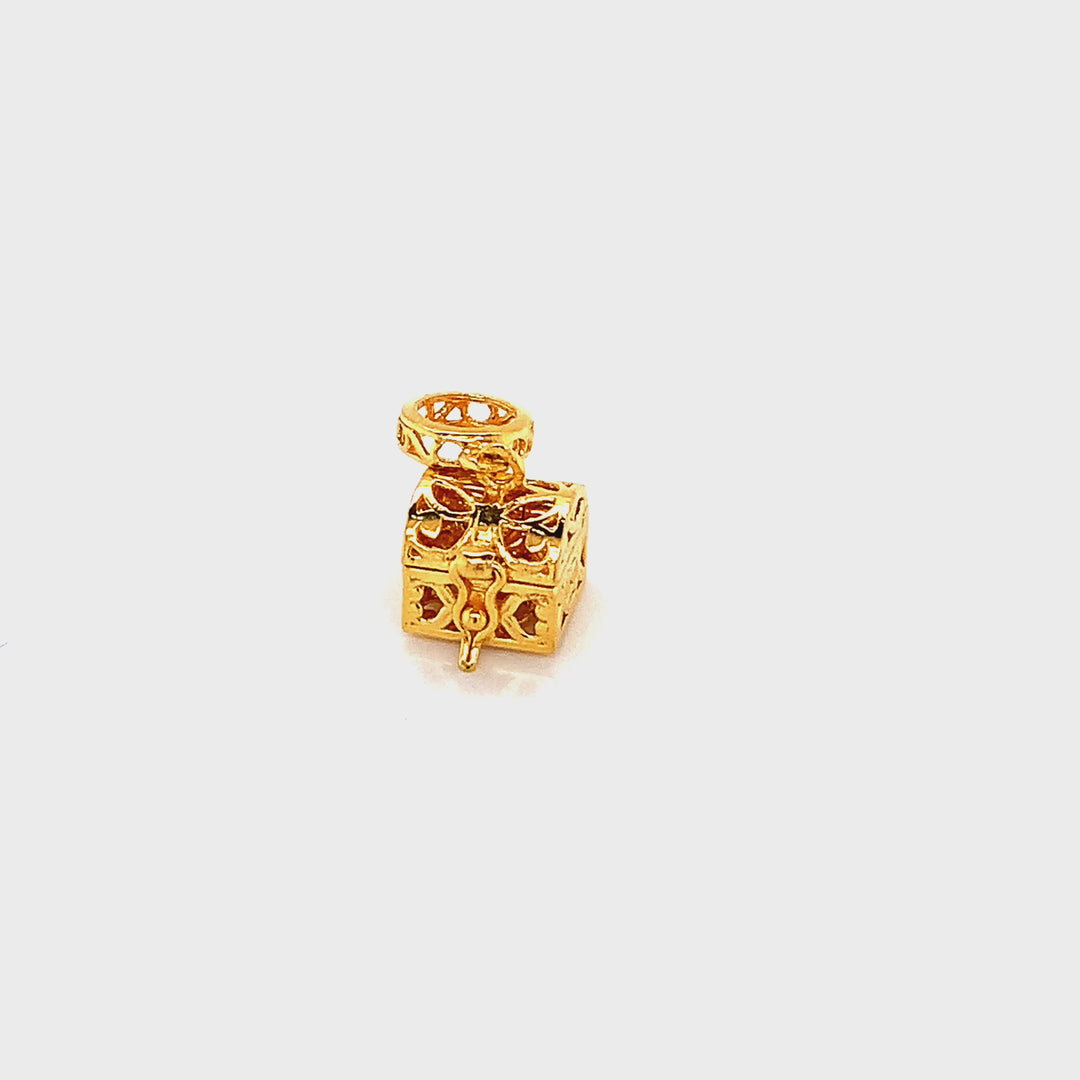 22K YG Women Charm Pendant-1pc
