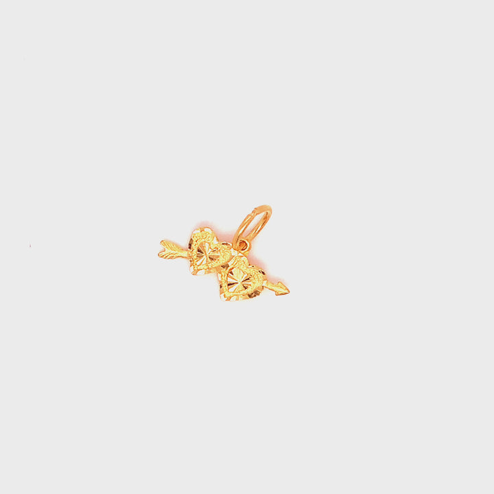 22K YG Women Fancy Pendant-1pc
