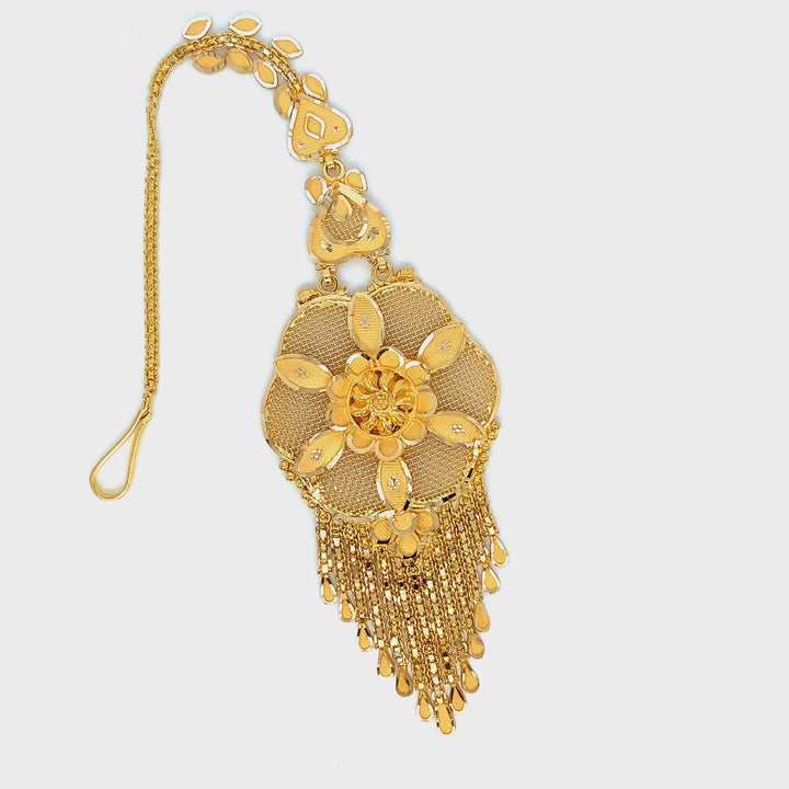 22K YG Women Mangtika-1pc