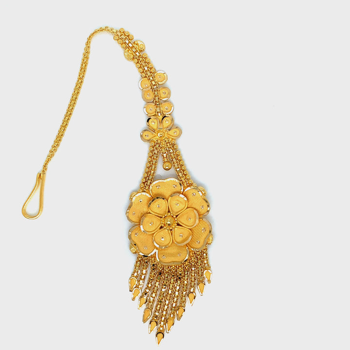 22K YG Women Mangtika-1pc