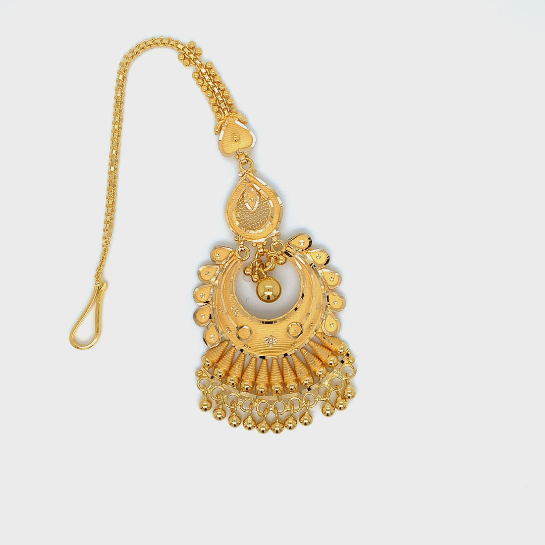 22K YG Women Mangtika-1pc
