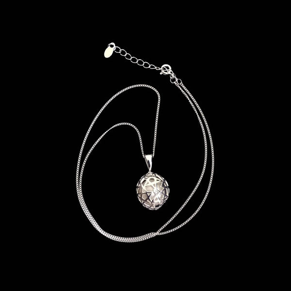 Sterling Silver Adjustable Necklace with Fresh Water Pearl-1pc RB Diamond Jewellers