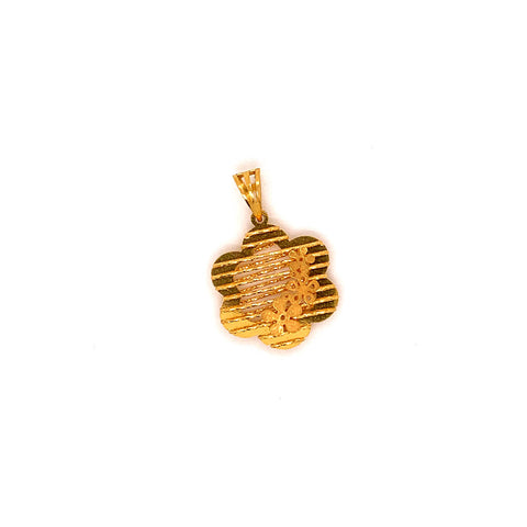 22K YG Fancy Pendant-1pc RB Diamond Jewellers