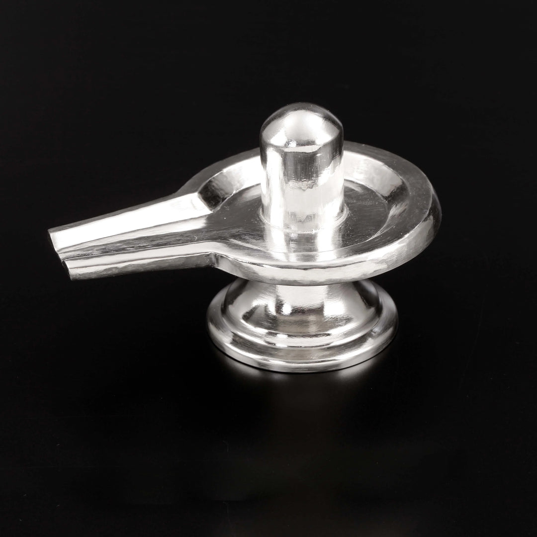 Plain Silver Shiva Linga 9-11Tola-1pc