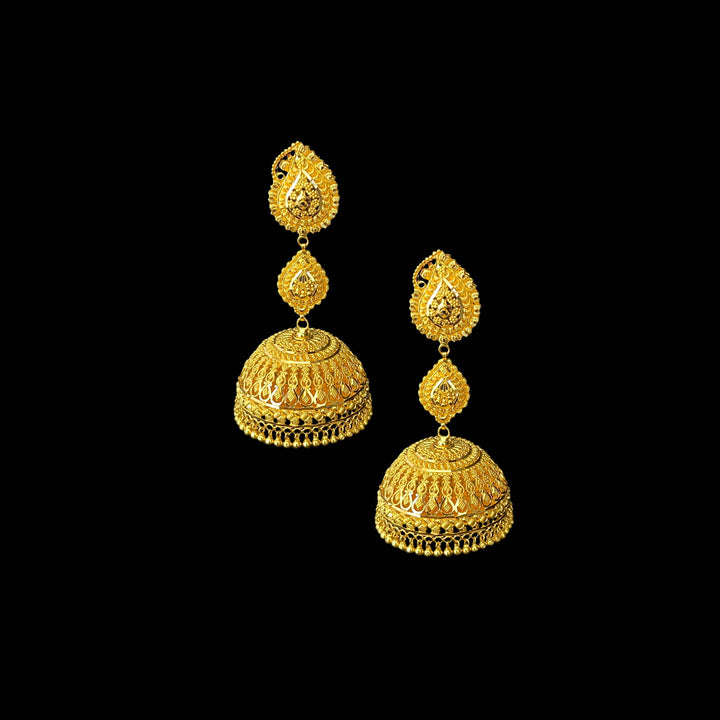 22k YG Women Pinjada Earring-1pair