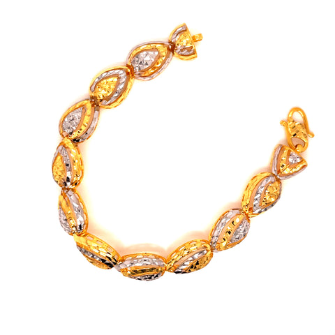 Traditional and trendy Gold Bala with Meena For Women BL-1409 - Rupashree  Jewellers (RB)