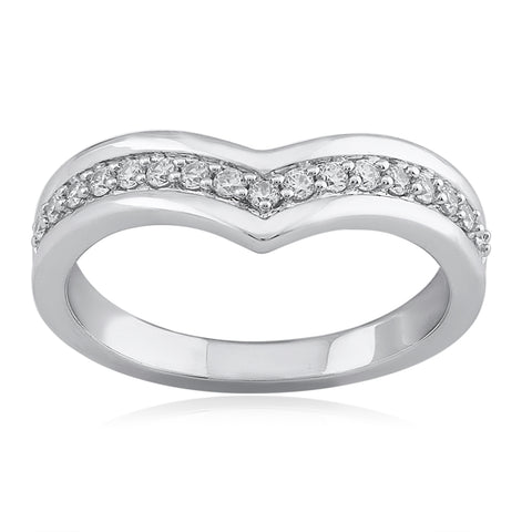 18K WG Women Engagement Diamond Ring-1pc