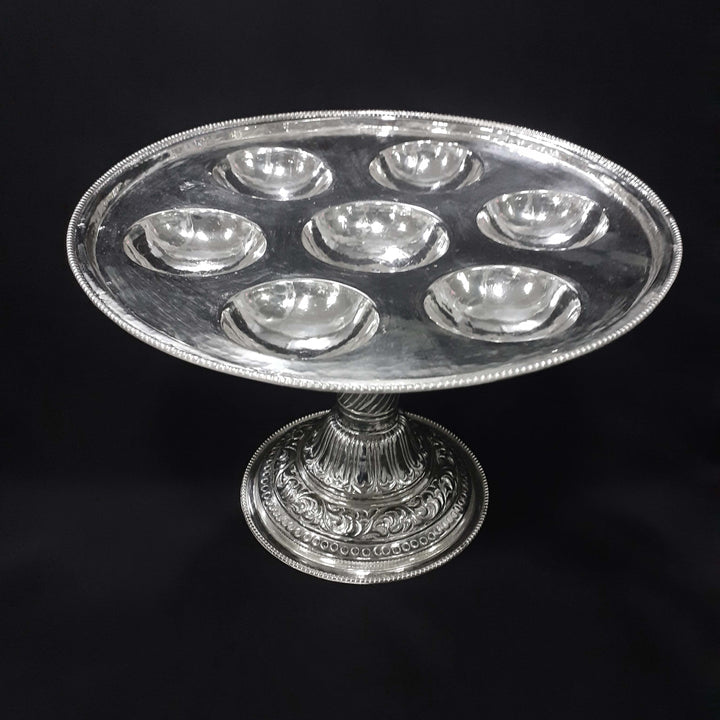 Carved Silver Chaapri 33-35Tola-1pc