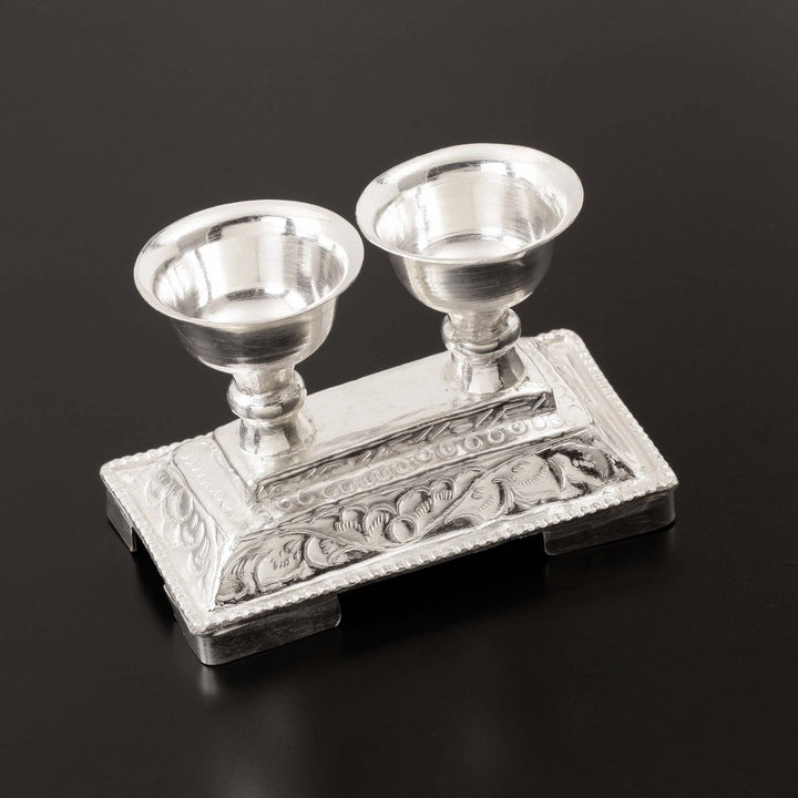 Carved Silver Tikapati 6-8Tola-1pc